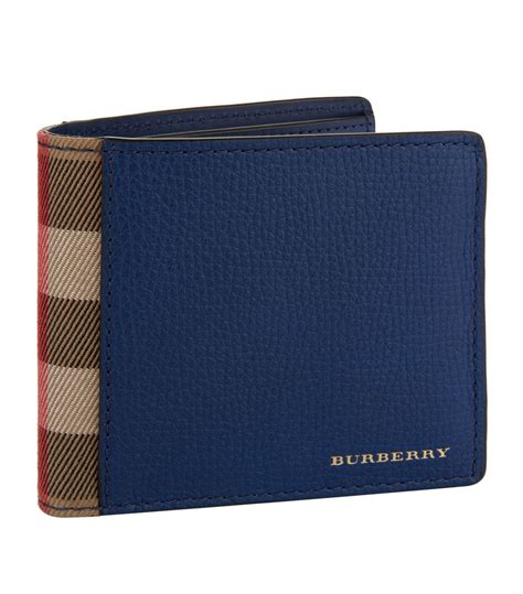 burberry mens wallet blue|burberry wallet men's vintage.